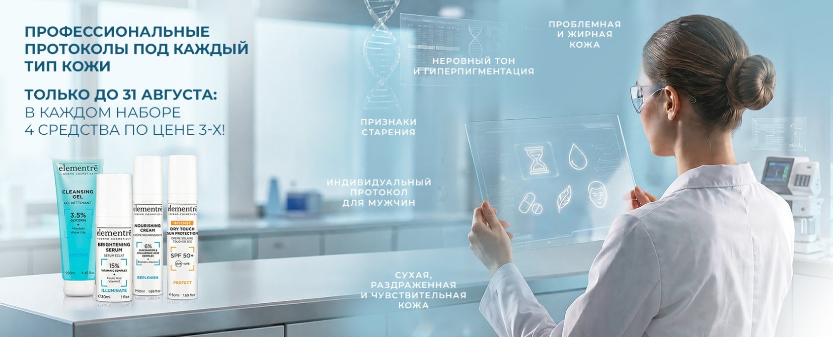 Профессиональные протоколы под каждый тип кожи